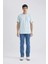 %100 Pamuk New Regular Fit Bisiklet Yaka Basic Düz Kısa Kollu Tişört V7699AZ24SP 2