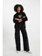 Oversize Fit Kapüşonlu Kalın Kumaş Sweatshirt B7018AX23WN 2