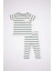 Kız Bebek Çizgili Kısa Kollu Fitilli Kaşkorse Pijama Takımı C0663A524SM 1