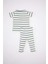Kız Bebek Çizgili Kısa Kollu Fitilli Kaşkorse Pijama Takımı C0663A524SM 4