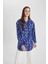 Relax Fit Desenli Uzun Kollu Gömlek Tunik A5308AX24SM 1