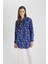 Relax Fit Desenli Uzun Kollu Gömlek Tunik A5308AX24SM 3