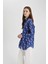 Relax Fit Desenli Uzun Kollu Gömlek Tunik A5308AX24SM 4