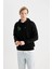 Rick and Morty Boxy Fit Kapüşonlu Sırt Baskılı Sweatshirt B5368AX24SP 5