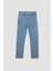 Erkek Çocuk Straight Fit Standart Paça Jean Basic Pantolon B5626A824SM 1