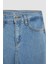 Erkek Çocuk Straight Fit Standart Paça Jean Basic Pantolon B5626A824SM 2