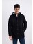 Slim Fit Kapüşonlu Pelüş Astar Mont Parka R6780AZ23WN 1