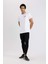 Fit Slim Fit Dar Kesim Bisiklet Yaka Baskılı Kısa Kollu Sporcu Tişört B5019AX24SP 5