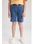 Erkek Çocuk Basic Düz Jean Şort Z5069A623SM 4