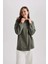 Regular Fit Bisiklet Yaka Basic Düz Sweatshirt Tunik B5244AX23AU 3