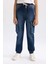 Erkek Çocuk Kargo Cepli Jogger Lastikli Paça Jean Pantolon B5447A824SP 4