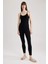 Fall in Love Pamuklu Askılı Siyah Atlet M6858AZ23AU 2