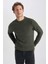 Standart Fit Bisiklet Yaka Triko Kazak R1175AZ23AU 3