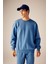 Oversize Fit Bisiklet Yaka Basic Sweatshirt T5139AZ23AU 1