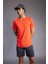Fit Slim Fit Dar Kesim Yaka Baskılı Sporcu Kısa Kollu Tişört V2887AZ24SP 2