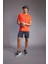 Fit Slim Fit Dar Kesim Yaka Baskılı Sporcu Kısa Kollu Tişört V2887AZ24SP 3