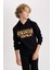 Erkek Çocuk Stranger Things Kapüşonlu Sweatshirt B2458A823WN 3