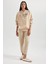 Oversize Fit Kapüşonlu Kalın Sweatshirt B4056AX23AU 2
