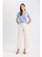 Regular Fit V Yaka Basic Düz Kısa Kollu Tişört K1507AZ24SM 2