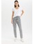 Regular Fit V Yaka Basic Düz Kısa Kollu Tişört K1507AZ24SM 2