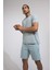 DeFactoFit Standart Fit Bisiklet Yaka Sporcu Ağır Kumaş Kısa Kollu Tişört C2829AX24SM 2