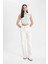 Slim Fit Dar Kesim Bisiklet Yaka Basic Düz Kolsuz Tişört A9420AX24SP 2