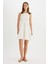 A Kesim Halter Yaka Brode Kolsuz Mini Elbise D4400AX24HS 2