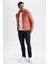 Slim Fit Kapüşonlu Su İtici Isı Yalıtımlı Şişme Mont N4661AZ23SP 2