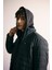 Su İtici Slim Fit Suni Deri Mont Dar Kesim Dik Yaka Fermuarlı Cepli B3568AX24SP 2