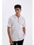 Slim Fit Dar Kesim Kısa Kollu Fitilli Kaşkorse Yarım Fermuarlı Polo Tişört D3948AX24SM 1