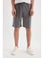 Relax Fit Penye Bermuda Şort D4760AX24HS 2