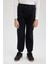 Erkek Çocuk Beli Bağcıklı Cepli Lastikli Paça Jogger Basic Düz Pantolon 4