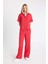Wide Leg Üç Cepli Yüksek Bel Geniş Paça Pantolon A9129AX24SM 2
