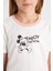 Kız Çocuk Disney Mickey & Minnie Pijama Takımı Kısa Kollu Üst Şort D2070A824SM 5