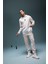 Fit Jogger Eşofman Altı Slim Fit Dar Kesim Çift Cepli Beli Bağcıklı Lastikli Paça Skuba Dalgıç Kumaş B9436AX24SP 3