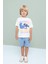 Erkek Bebek Etiket Baskılı Jean Şort C2305A524SM 2