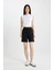 Slim Fit Dar Kesim Bisiklet Yaka Basic Düz Kolsuz Beyaz Tişört A9420AX24SP 2