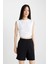 Slim Fit Dar Kesim Bisiklet Yaka Basic Düz Kolsuz Beyaz Tişört A9420AX24SP 4