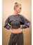 Coool Crop Yıkamalı Soluk Efektli Sweatshirt C2092AX24SP 1