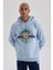 Fit NBA Golden State Warriors Standart Fit Kapüşonlu Sweatshirt A9839AX23WN 4