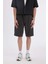 Regular Fit Düz Paça Gabardin Bermuda Şort C5397AX24SM 3