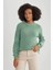 Regular Fit Bisiklet Yaka Basic Kazak H6905AZ23WN 1
