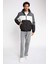 Slim Fit Dar Kesim Renk Bloklu Astarlı Kapüşonlu Fermuarlı Cepli Şişme Mont N4530AZ23AU 5