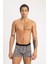 Regular Fit 3'lü Boxer B7963AX24SM 2