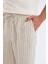 Relax Fit Keten Karışımlı Yazlık Bermuda Şort C1240AX24SM 5