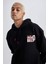 Fit NBA Chicago Bulls Boxy Fit Kapüşonlu Kalın Sweatshirt A7271AX23AU 5