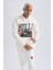 Fit NBA Chicago Bulls Boxy Fit Kapüşonlu Kalın Sweatshirt A7270AX23AU 4