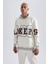 Fit NBA Los Angeles Lakers Boxy Fit Kapüşonlu Kalın Sweatshirt Y5640AZ23AU 1