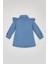 Kız Bebek Uzun Kollu Jean Elbise B8210A524SP 5