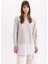 Relax Fit Çizgili Poplin Uzun Kollu Gömlek Tunik B6845AX24SP 1